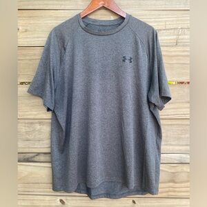 Under Armour The Tech Tee Short Sleeve Round Neck Dark Gray T-Shirt Large